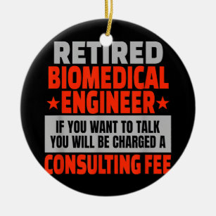 Biomedicus ingenieur in ruste Funny Retirement Keramisch Ornament