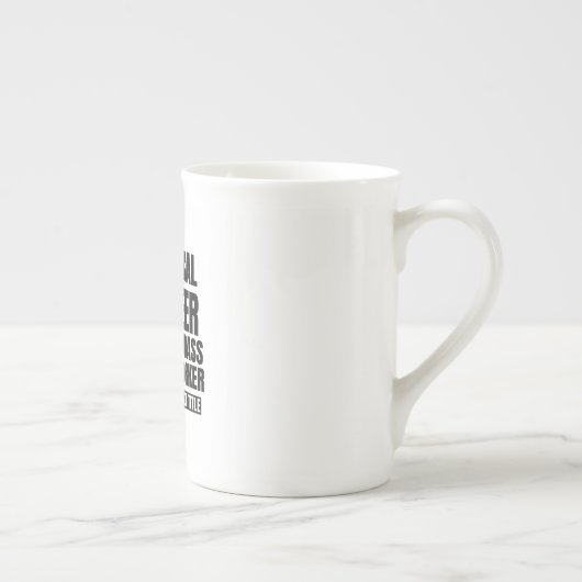 Biomedicus ingenieur omdat wonderwerker in de bada porselein kop (Rechts)