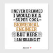 BIOMEDISCH ENGINEER STICKER (Vel)