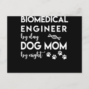 Biomedisch ingenieur Dog Mam Hondenliefhebber Bio  Briefkaart