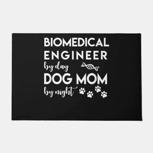 Biomedisch ingenieur Dog Mam Hondenliefhebber Bio Deurmat (Voorkant)