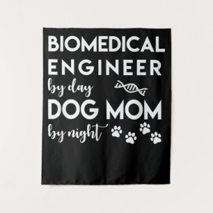 Biomedisch ingenieur Dog Mam Hondenliefhebber Bio Wandkleed