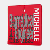 Biomedisch ingenieur Extraordinaire CUSTOM Keramisch Ornament (Links)