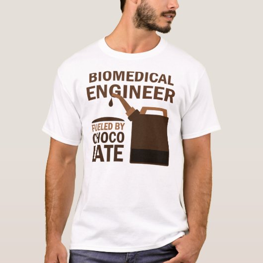 Biomedisch ingenieur (Funny) Chocolate T-shirt (Voorkant)