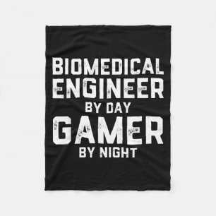 Biomedisch ingenieur overdag, gamer 's nachts Bio  Fleece Deken