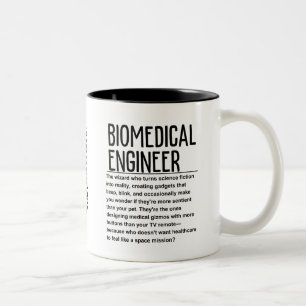 Biomedisch ingenieur tweekleurige koffiemok