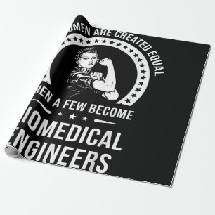Biomedisch ingenieur voor vrouwelijke biomedisch i cadeaupapier