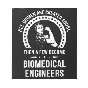 Biomedisch ingenieur voor vrouwelijke biomedisch i notitieblok