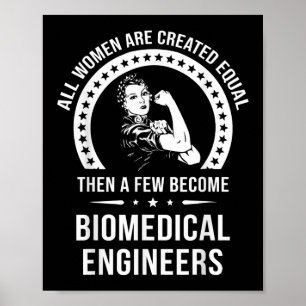 Biomedisch ingenieur voor vrouwelijke biomedisch i poster