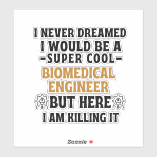 BIOMEDISCHE ENGELE STICKER