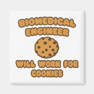 Biomedische ingenieur.. Werkt voor cookies Magneet