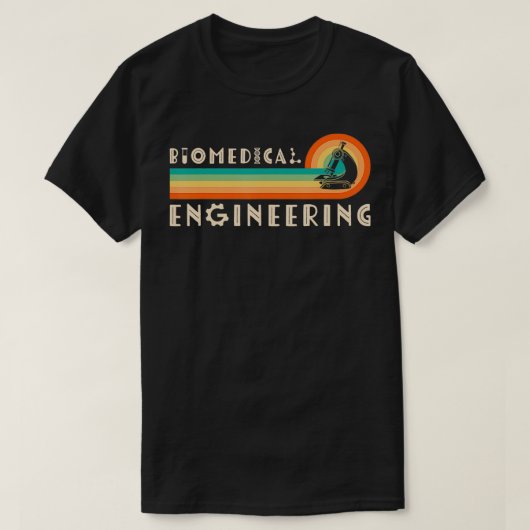 Biomedische Techniek Retro Biomedische Engineer T-shirt (Design voorkant)