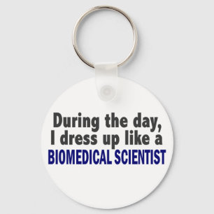 Biomedische wetenschapper overdag sleutelhanger