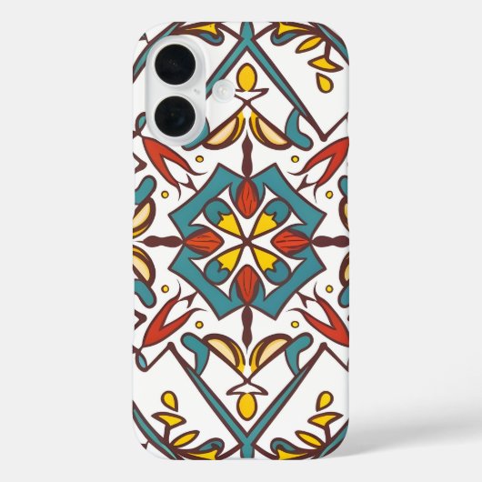 biometrisch mozaïek, Mandala-patroon Case-Mate iPhone Case (Achterkant)