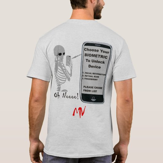 Biometrische T-shirt (Achterkant)