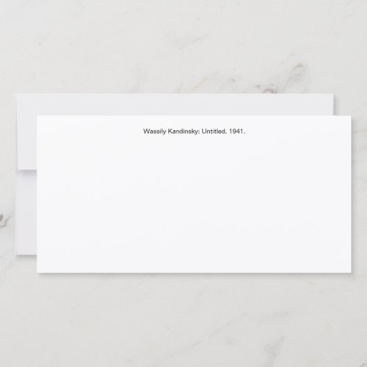 Biomorfe geometrie | Wassily Kandinsky | (Achterkant)