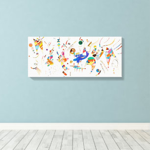 Biomorfe geometrie Wassily Kandinsky Canvas Afdruk