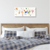 Biomorfe geometrie | Wassily Kandinsky | Canvas Afdruk (Insitu (Slaapkamer))