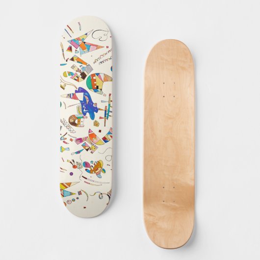 Biomorfe geometrie | Wassily Kandinsky | Persoonlijk Skateboard (Voorkant)