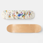 Biomorfe geometrie | Wassily Kandinsky | Persoonlijk Skateboard (Horizontaal)