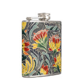 Biomorfe natuurlijke bloemenprint heupfles (Rechts)