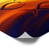 Biomorfe school voor vissen poster (Hoek)