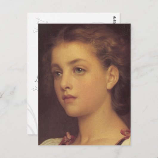 Biondina in detail - Lord Frederick Leighton Briefkaart (Voorkant / Achterkant)