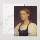 Biondina - Lord Frederick Leighton Briefkaart (Voorkant / Achterkant)