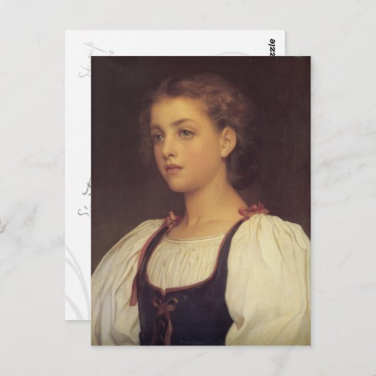 Biondina - Lord Frederick Leighton Briefkaart (Voorkant / Achterkant)