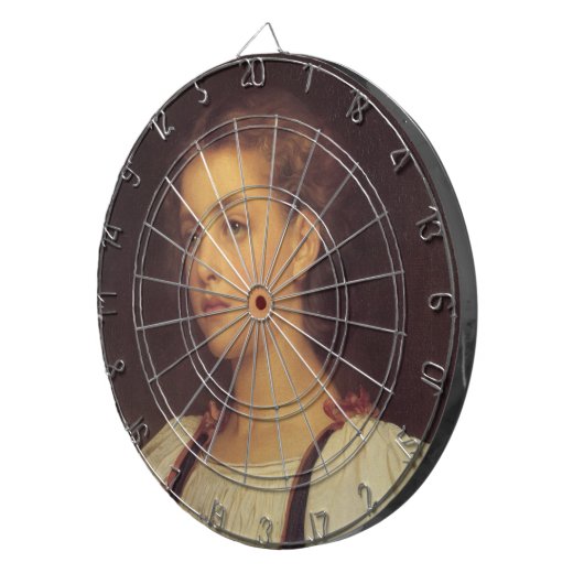 Biondina (van Frederic Leighton) Dartbord (Voorkant Rechts)