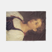 Biondina (van Frederic Leighton) Fleece Deken (Voorkant (Horizontaal))