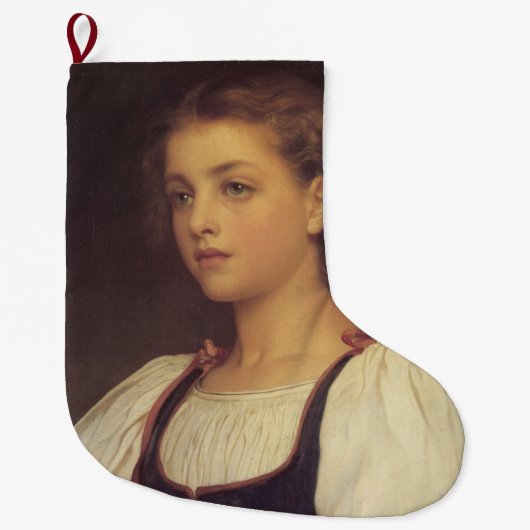 Biondina (van Frederic Leighton) Grote Kerstsok (Voorkant)
