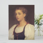 Biondina (van Frederic Leighton) Kaart (Staand voorkant)