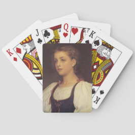 Biondina (van Frederic Leighton) Pokerkaarten
