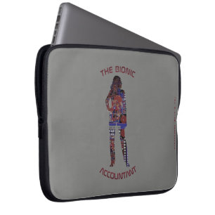 "Bionic Accountant" Laptop Sleeve