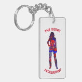 "Bionic Accountant" Sleutelhanger (Voorkant Links)