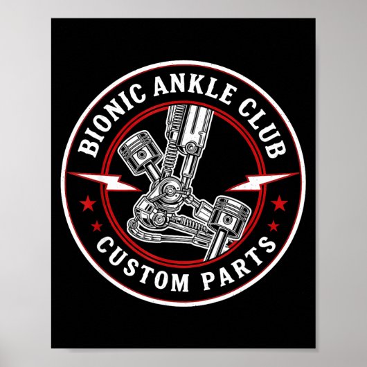 Bionic Ankle Replacement Recovery Bionic Ankle Sur Poster (Voorkant)