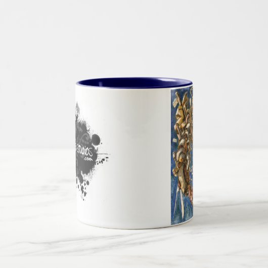 Bionic Ape Tweekleurige Koffiemok (Center)