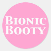 Bionic Booty Gifts Ronde Sticker (Voorkant)