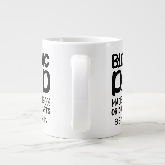 Bionic Dad Knee Replacement Celebration Grote Koffiekop (Achterkant)