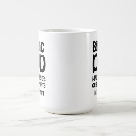 Bionic Dad Knee Replacement Celebration Koffiemok (Center)