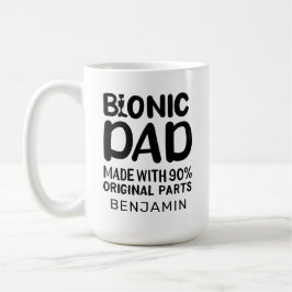 Bionic Dad Knee Replacement Celebration Koffiemok