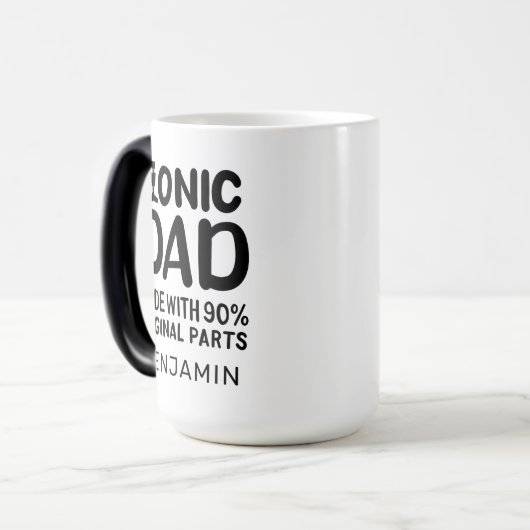 Bionic Dad Knee Replacement Celebration Magische Mok (Voorkant links)