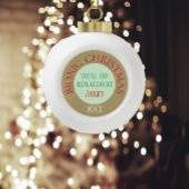 Bionic Kerstmis (Hip-vervanging)-versiering Keramische Bal Ornament