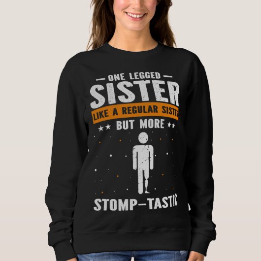 Bionic Leg Theme and Amputation Survivor Theme Trui (Voorkant)