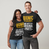 Bionic opa mannen knie heup vervanging 90 originee t-shirt (Unisex)