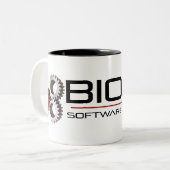 Bionic Software Solutions-Mok Tweekleurige Koffiemok (Voorkant links)