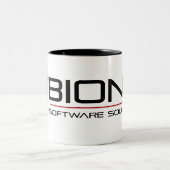 Bionic Software Solutions-Mok Tweekleurige Koffiemok (Center)
