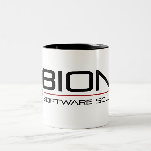 Bionic Software Solutions-Mok Tweekleurige Koffiemok (Center)