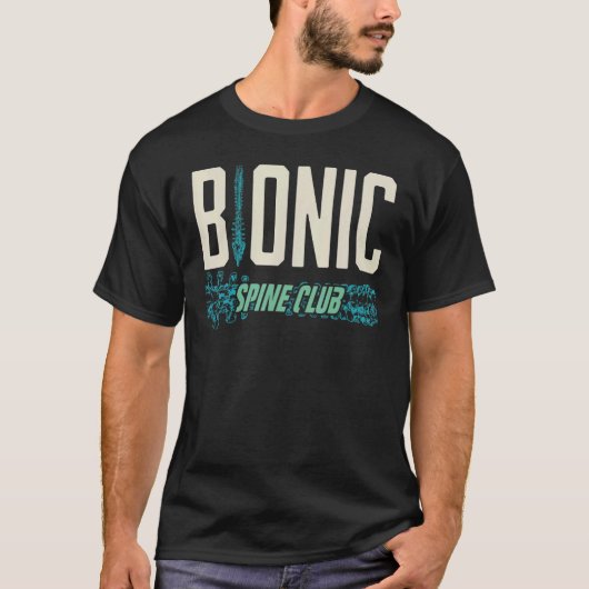 Bionic Spine Surgery Lumbar Spinal Fusion Back Rec T-shirt (Voorkant)